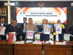 Mafia Tanah di Salatiga Disikat Polda